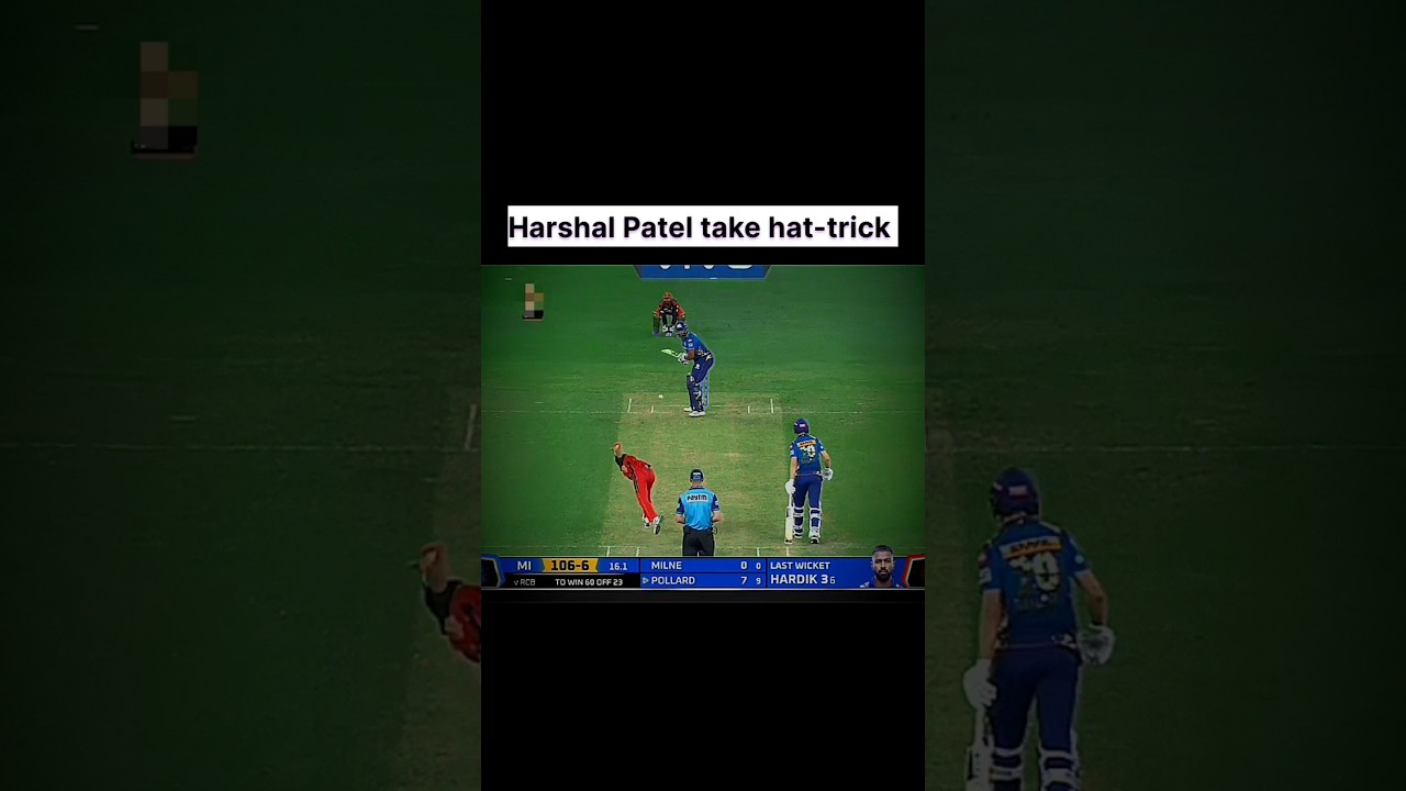 harshal Patel hat-trick 💀 #shorts