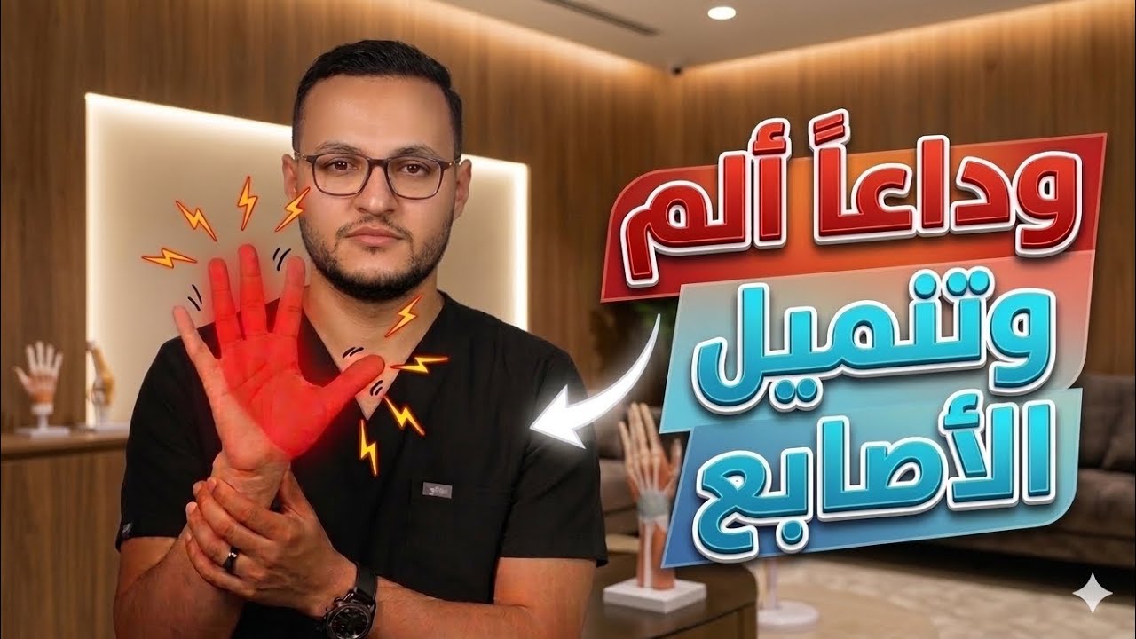 وداعًا لتنميل الأصابع! 🖐️| 5 تمارين لعلاج متلازمة النفق الرسغي بسرعة
