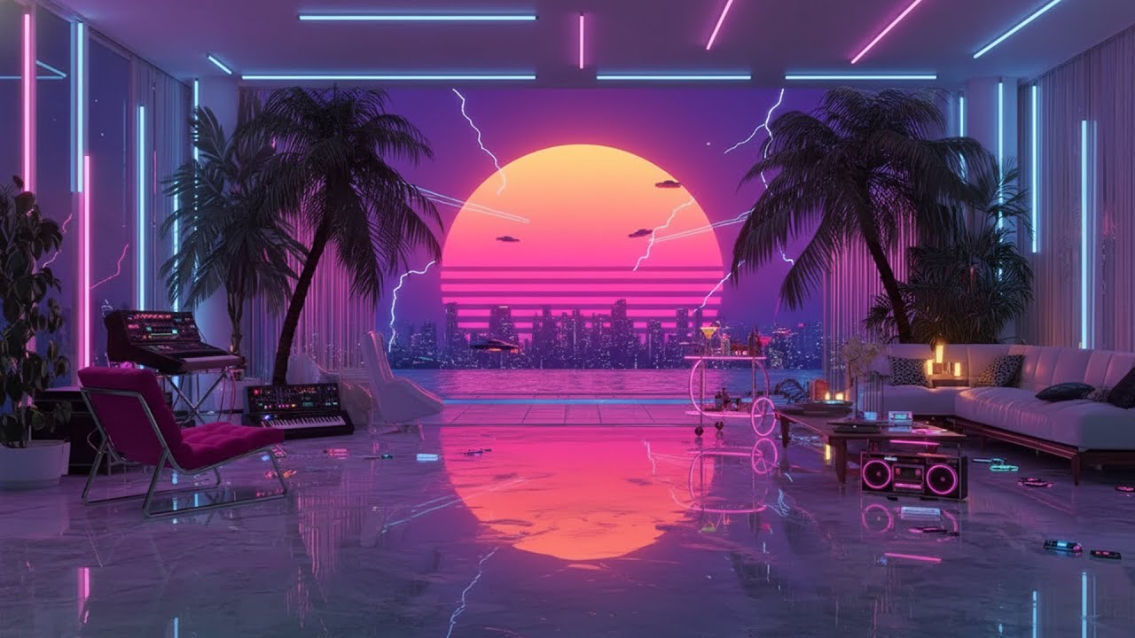 ＢＡＣＫ　ＴＯ　１９８８ [ Synthwave - Retrowave - Dreamwave Mix ] | Neon Lounge Sunset Views