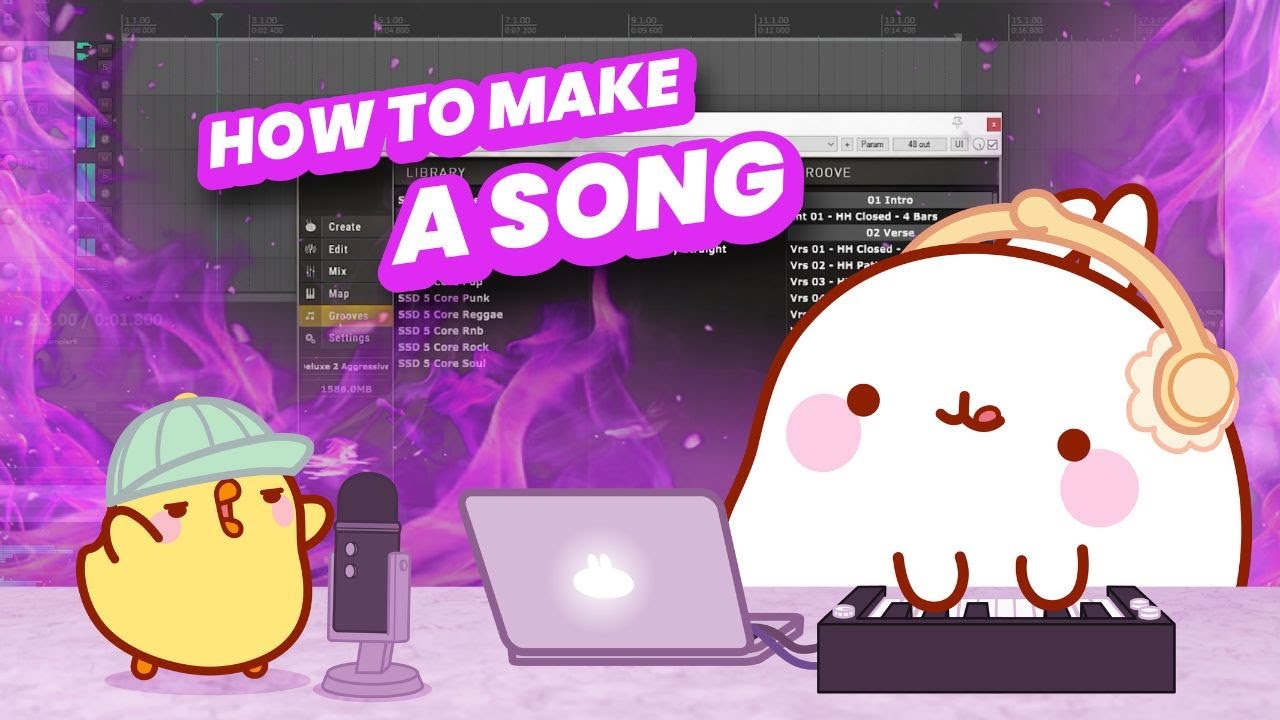 Cartoon characters try to make a hit 🎤 Rap, Metal and Lofi music 🎶