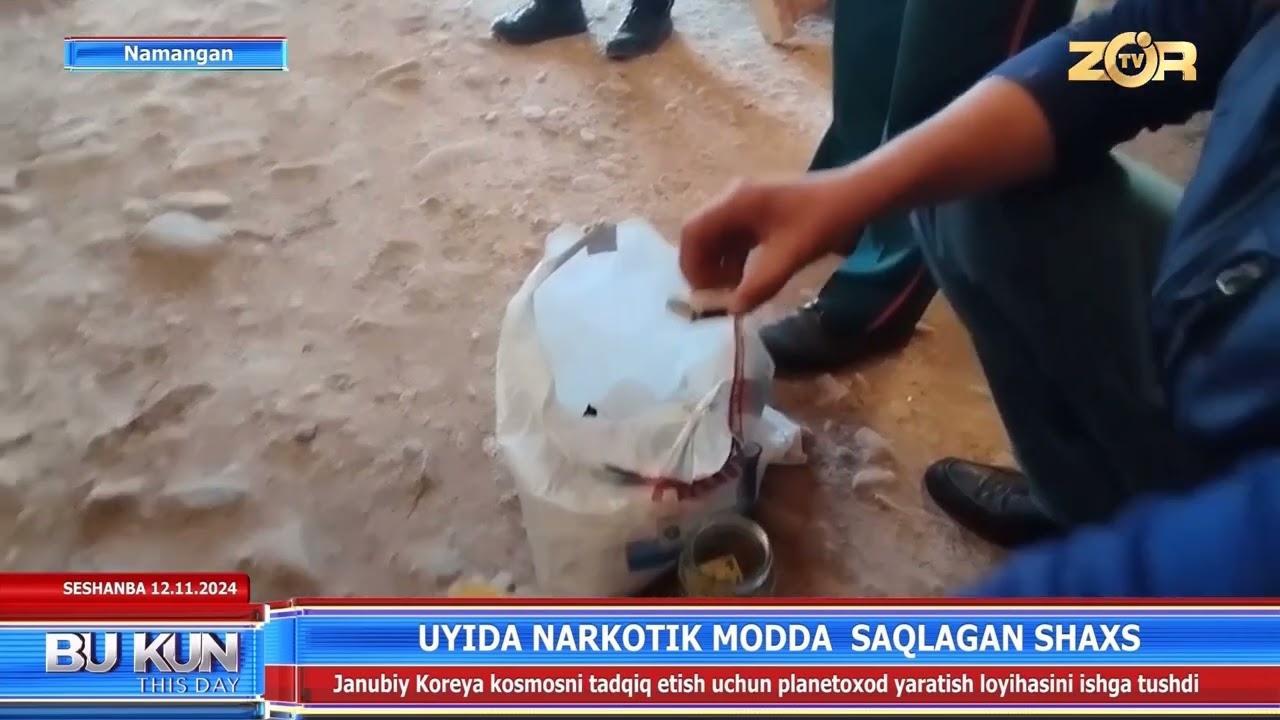 Uyida narkotik modda saqlagan shaxs (Namangan)