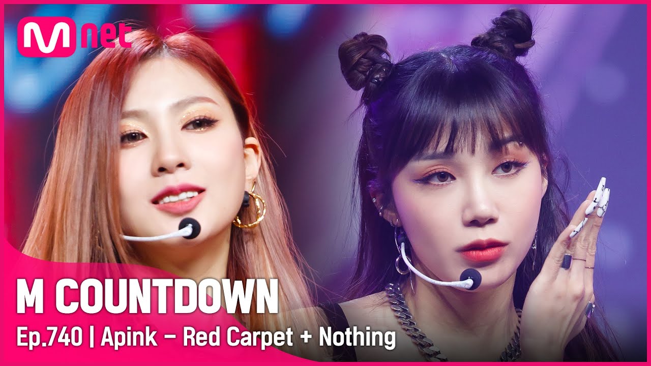 [Apink - Red Carpet + Nothing] Comeback Stage | #엠카운트다운 EP.740 | Mnet 220217 방송