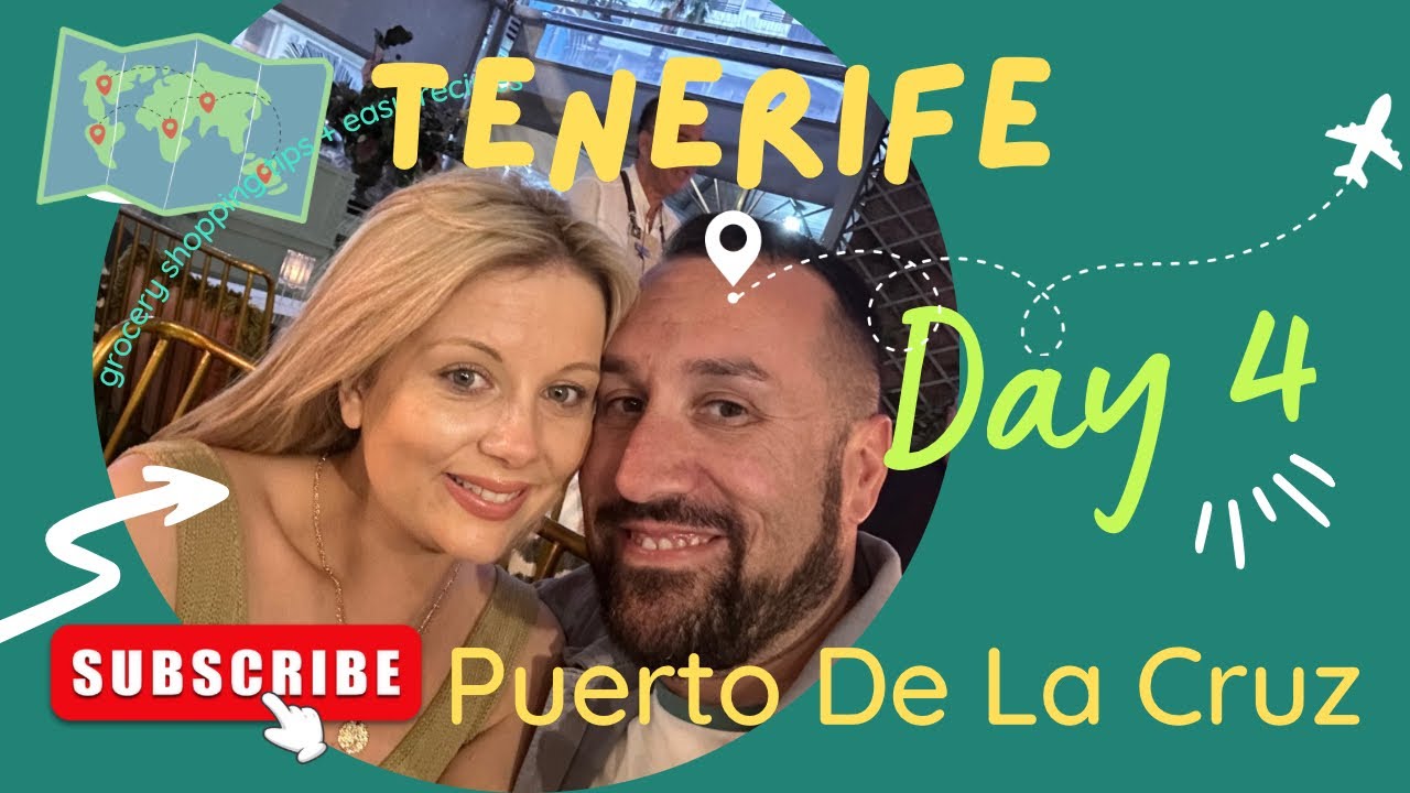 PUERTO DE LA CRUZ, TENERIFE, beautiful spa day, coffee and cake with VIEWS. Canary Islands 🇮🇨 🏝️