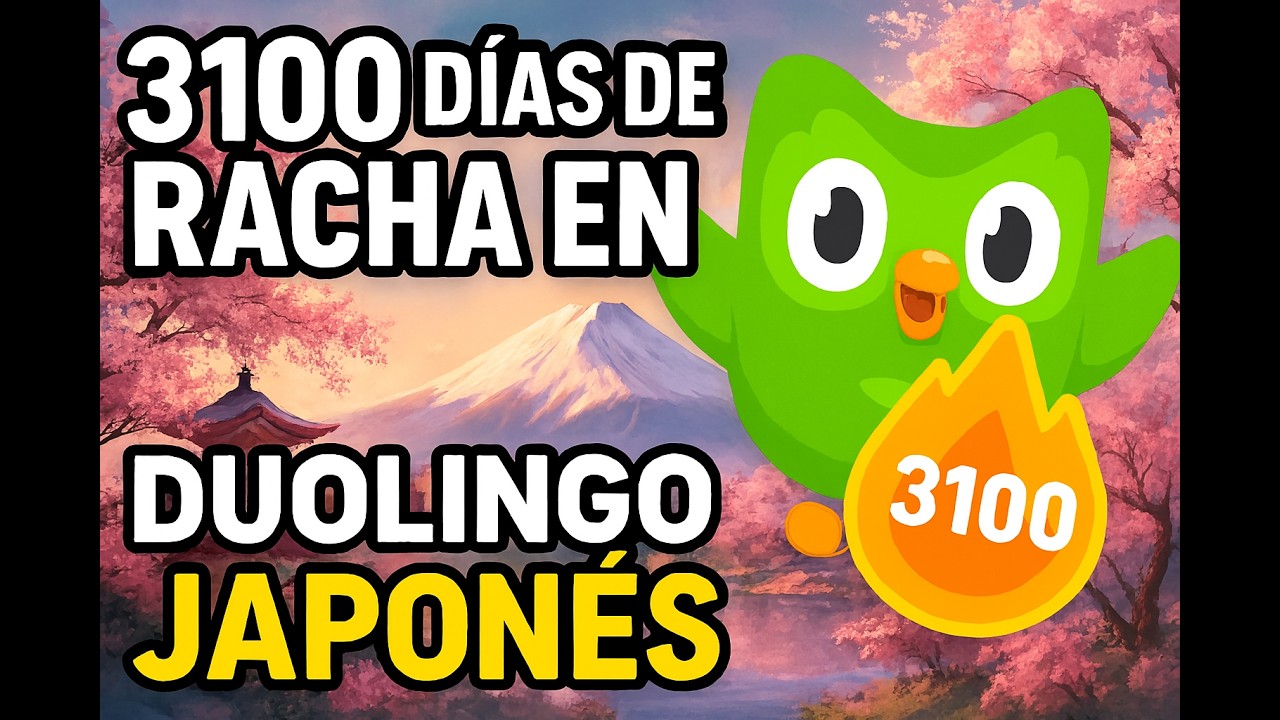 3100-дневная серия — Duolingo — Японский