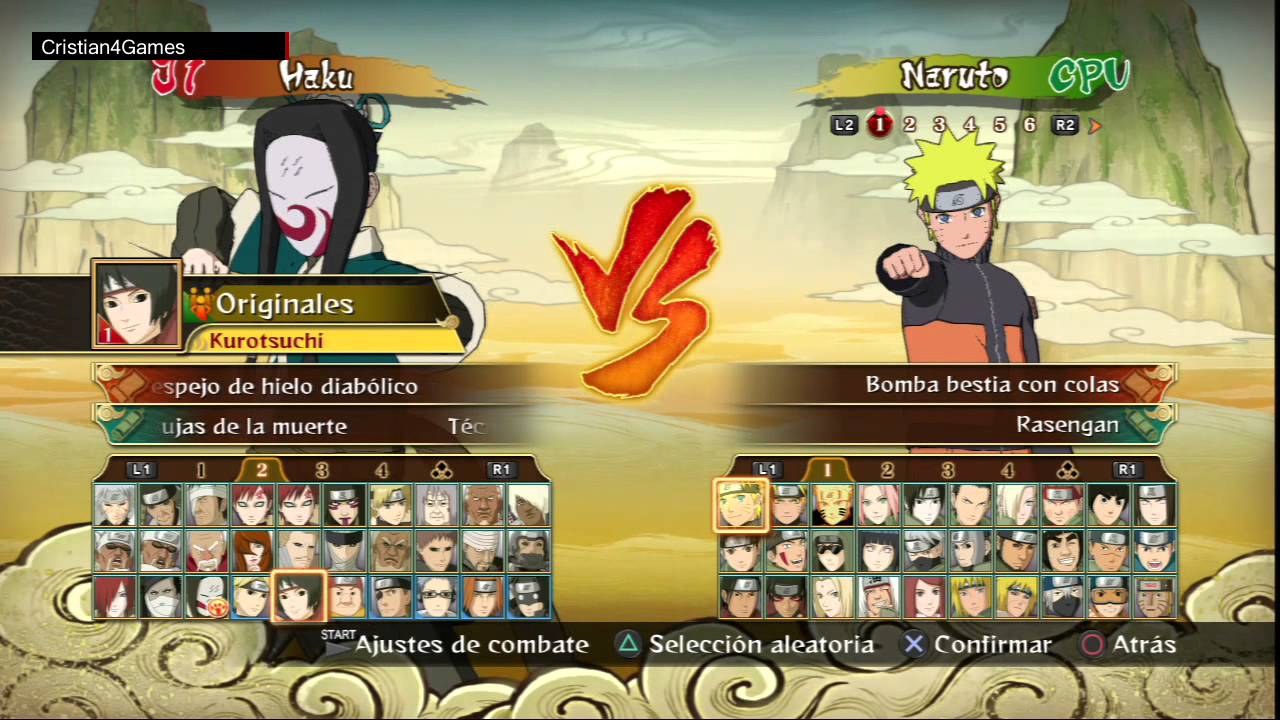 Naruto Storm Revolution - » Lista Todos los Personajes « - Español [HD]