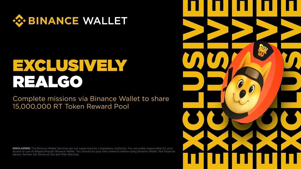 RealGo x Binance Wallet Airdrop || 15M $RT airdrop 