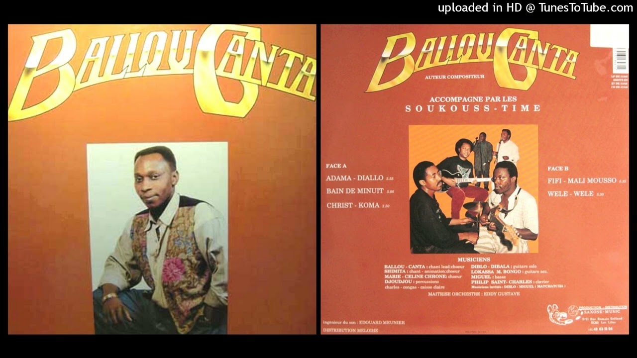 Ballou Canta-Bain De Minuit ( Congo 🇨🇩 90's Soukous Music 🎸🎵🔥🇨🇩)