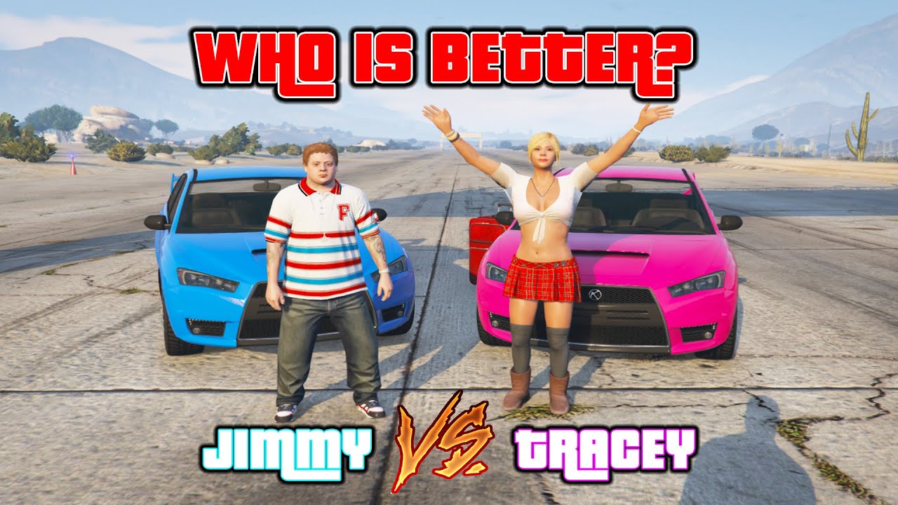 GTA 5 - Jimmy vs. Tracey (Who is BETTER)