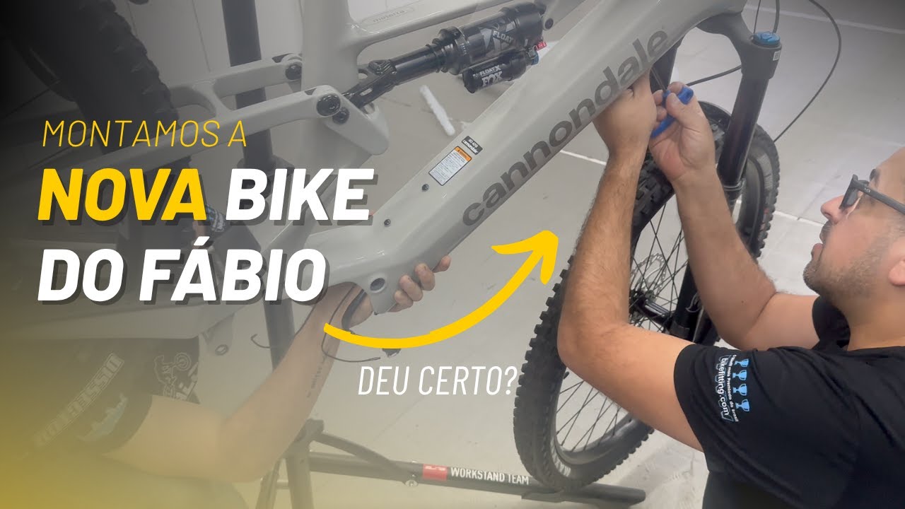 MONTAMOS A NOVA BIKE DO FÁBIO -  CANNONDALE SL2 MOTERRA | PEDALOKOS
