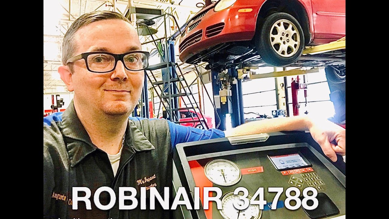 Как использовать установку для восстановления хладагента Robinair 34788