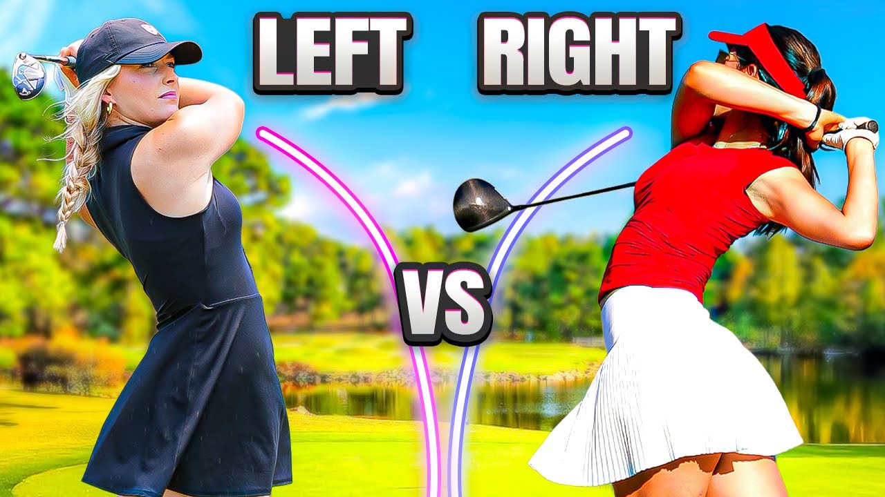 Left Right Golf Challenge | 4 Golf Girls Battle It Out | Ice Bucket Punishment!