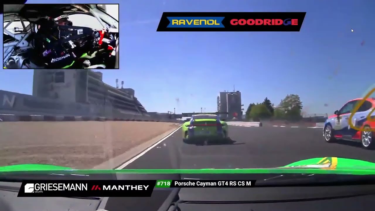 Porsche 718 Cayman GT4 RS CS M Onboard Nürburgring - NLS 3 2025 - Team eFuel Griesemann with Manthey