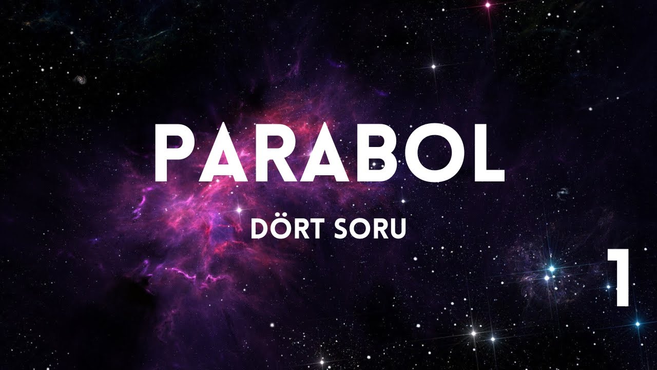 Parabol, dört soru tipi. AYT Matematik (1)