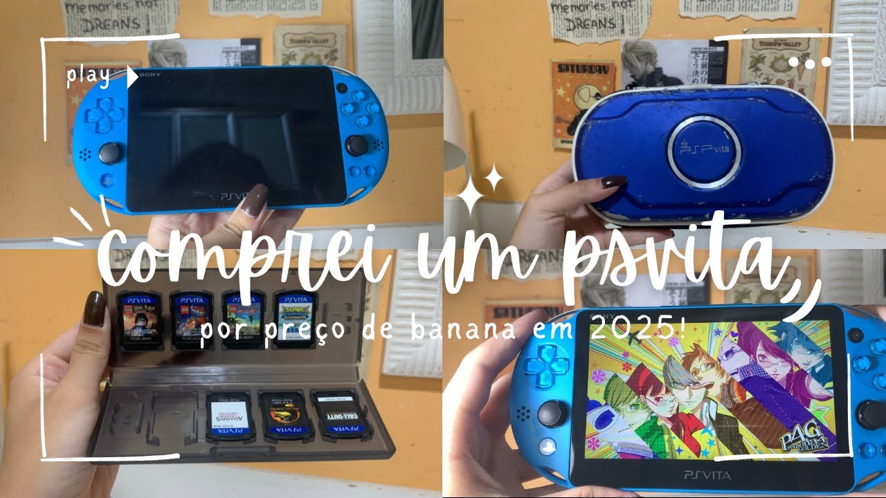 COMPREI UM PSVITA POR PREÇO DE BANANA EM 2025!!!
