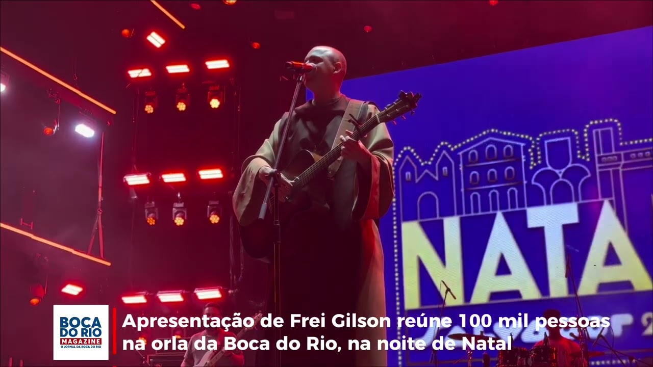 Apresentação de Frei Gilson na Noite de Natal, na Boca do Rio, Salvador/BA