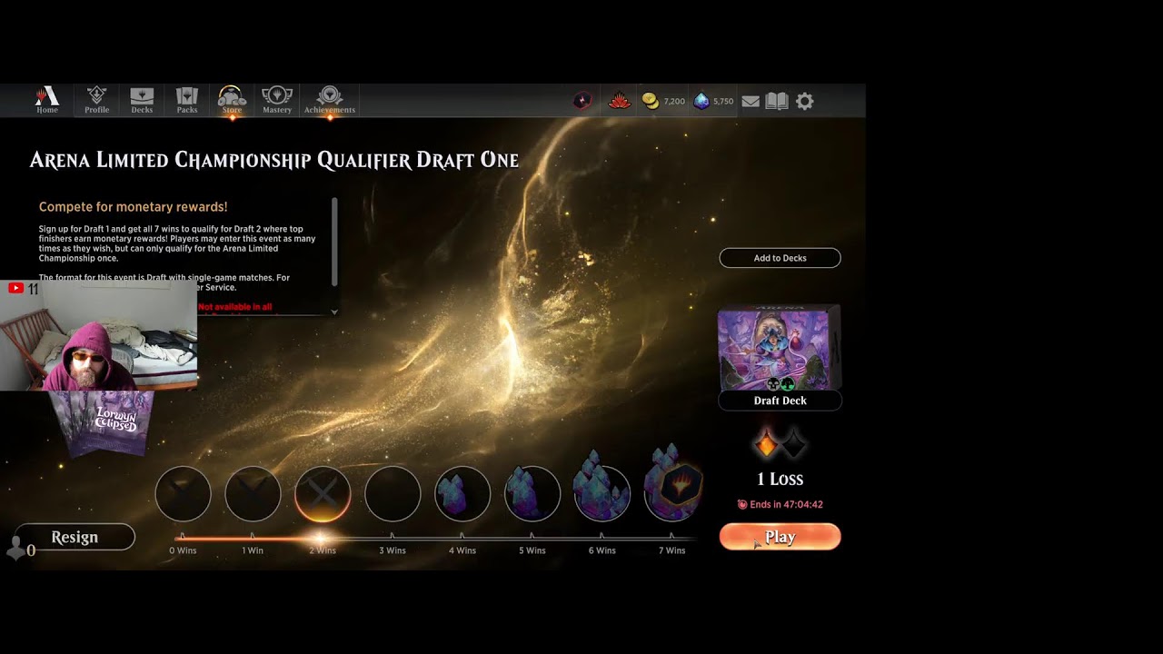 ARENA LIMITED CHAMPIONSHIP QUALIFIER DRAFT 1 | LORWYN ECLIPSED | MTG ARENA