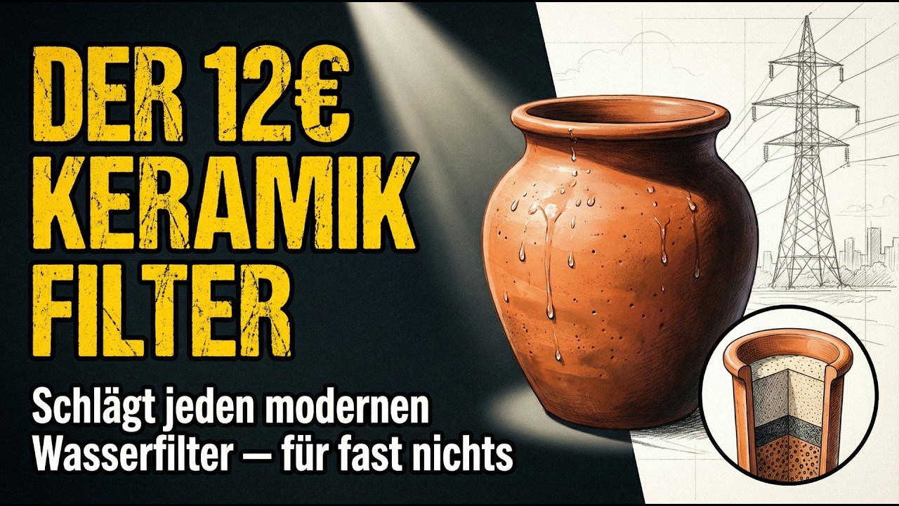Der antike Keramikfilter schl&auml;gt moderne Wasserfilter &mdash; kostet fast nichts