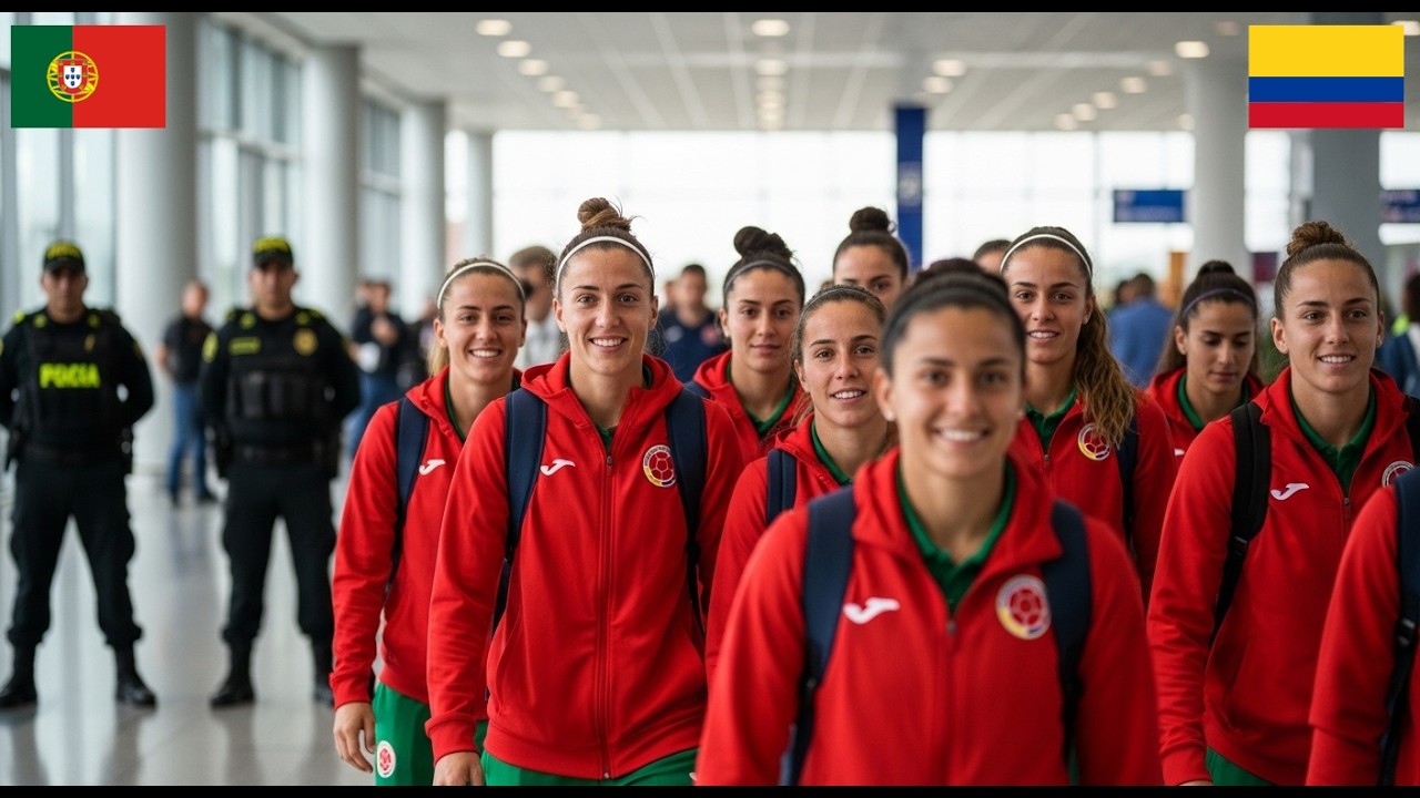 “¡No puedo creer lo moderna que es Colombia!” Futbolistas portuguesas en shock