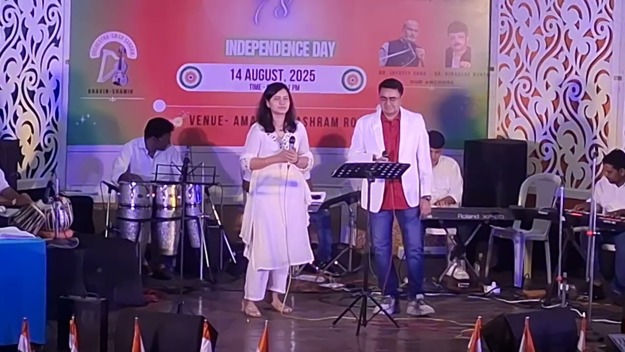 जरा सा झुम लु मे - DDLJ ,live orchestra by Dr Smitesh Dutt and Dr Meghavi shah
