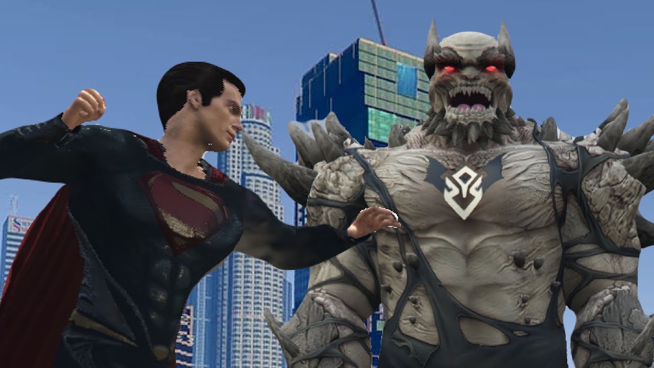 GTA 5- DEVASTATOR VS. THE MAN OF STEEL!