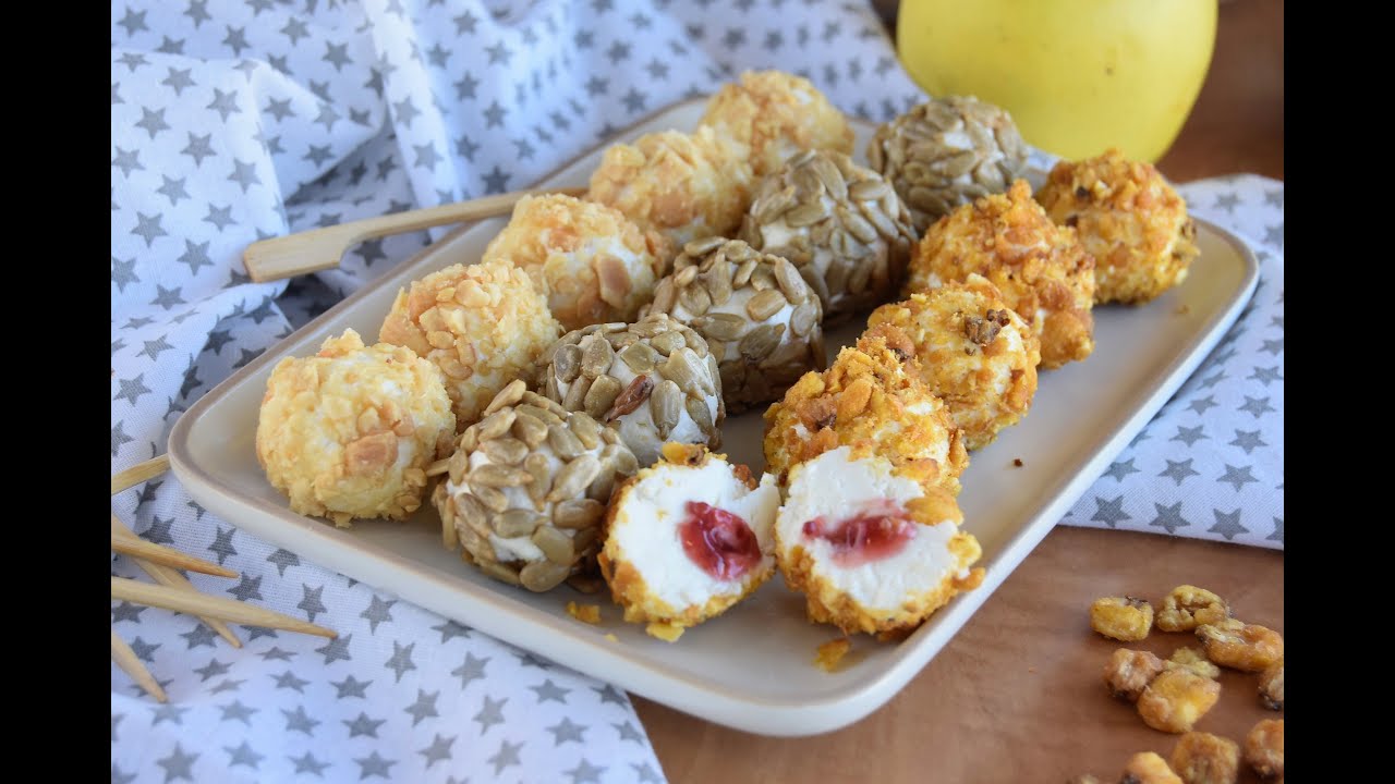 Bombones de queso muy fáciles/ TRUFAS SALADAS DE QUESO