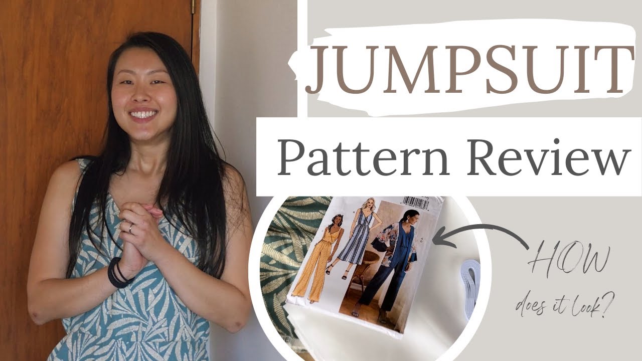 Jumpsuit sewing pattern review - Butterick pattern, sew along, beginner sewing, thoughts