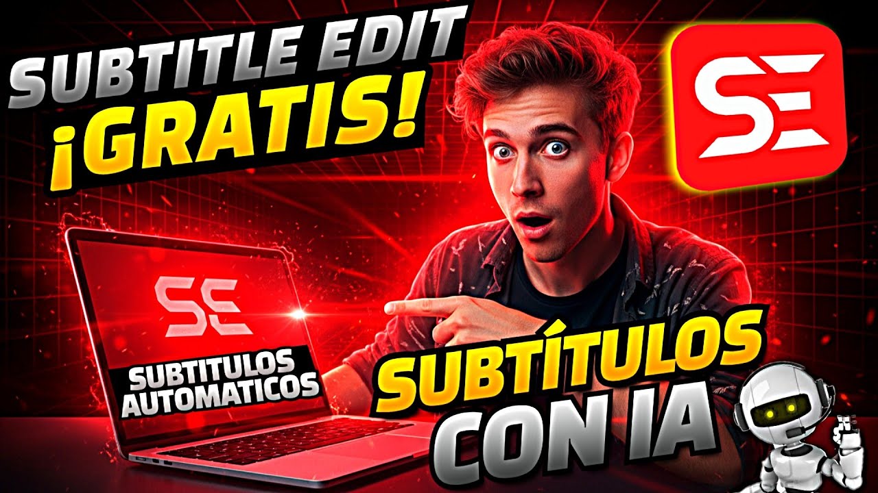 C&Oacute;MO Generar SUBT&Iacute;TULOS Con IA GRATIS | Crea SUBTITULOS SRT Para Tus VIDEOS Con SUBTITLE EDIT 