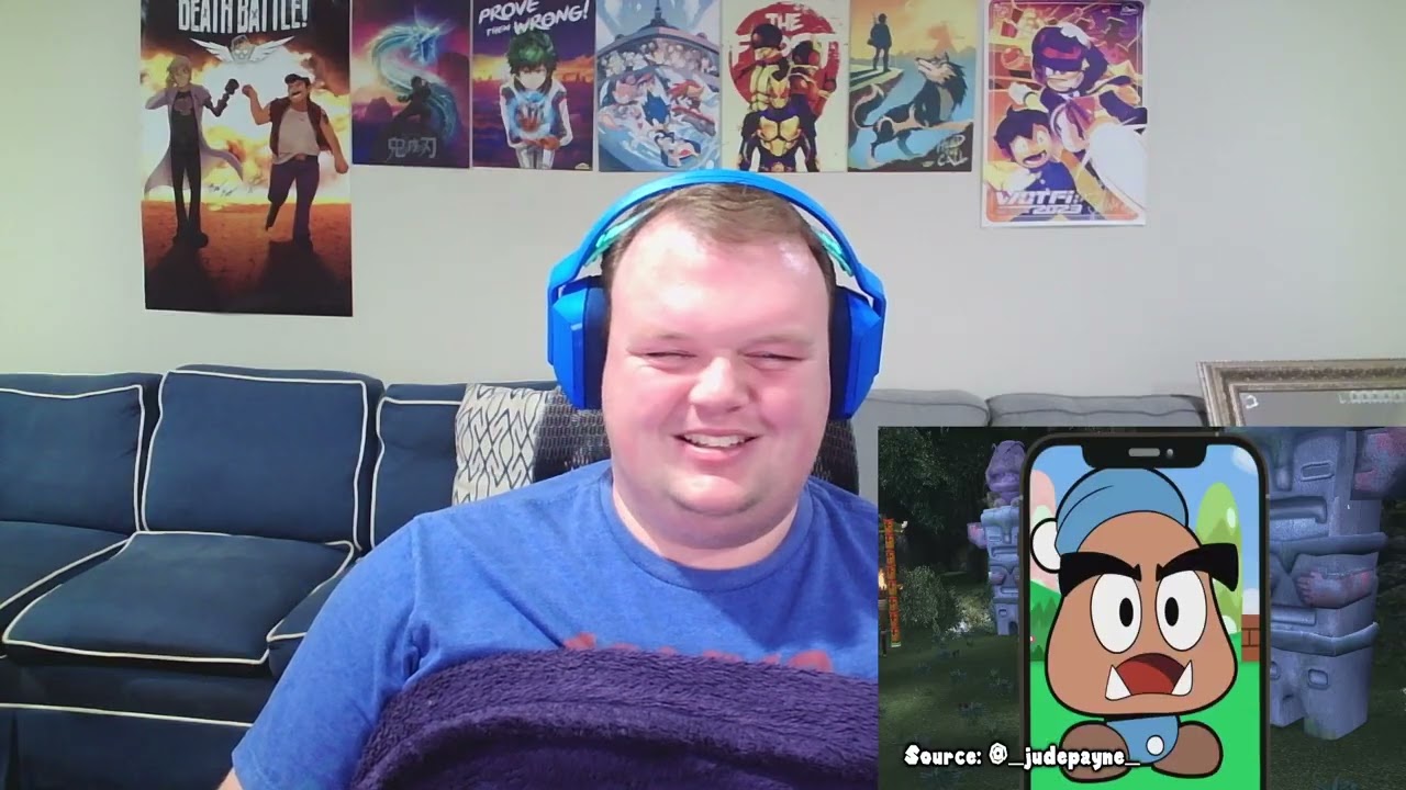 Mario Watches Memes on Goomba Island - SMG4 Mario Island of Nintendo Memes Reaction