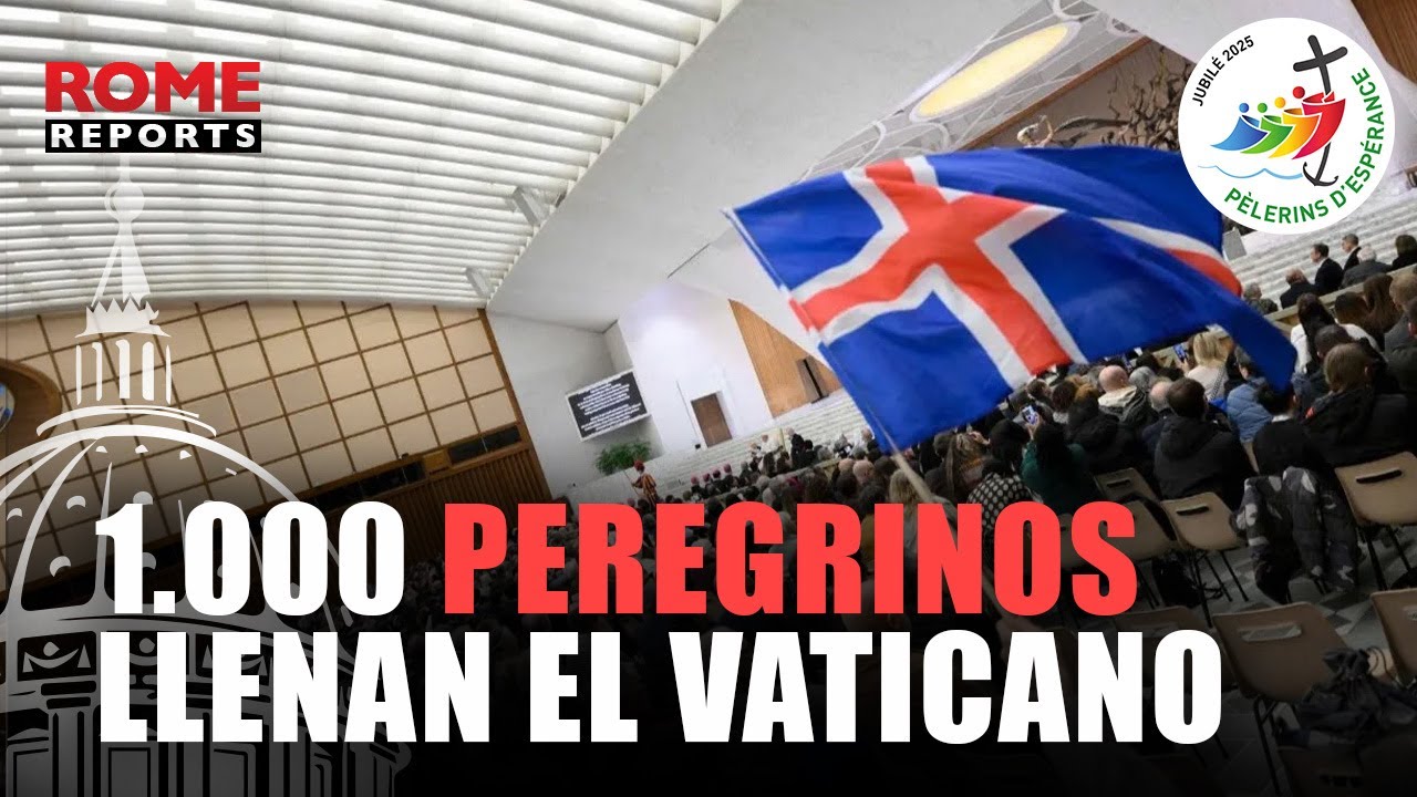 Más de 1.000 PEREGRINOS escandinavos llenan el VATICANO para ganar el JUBILEO