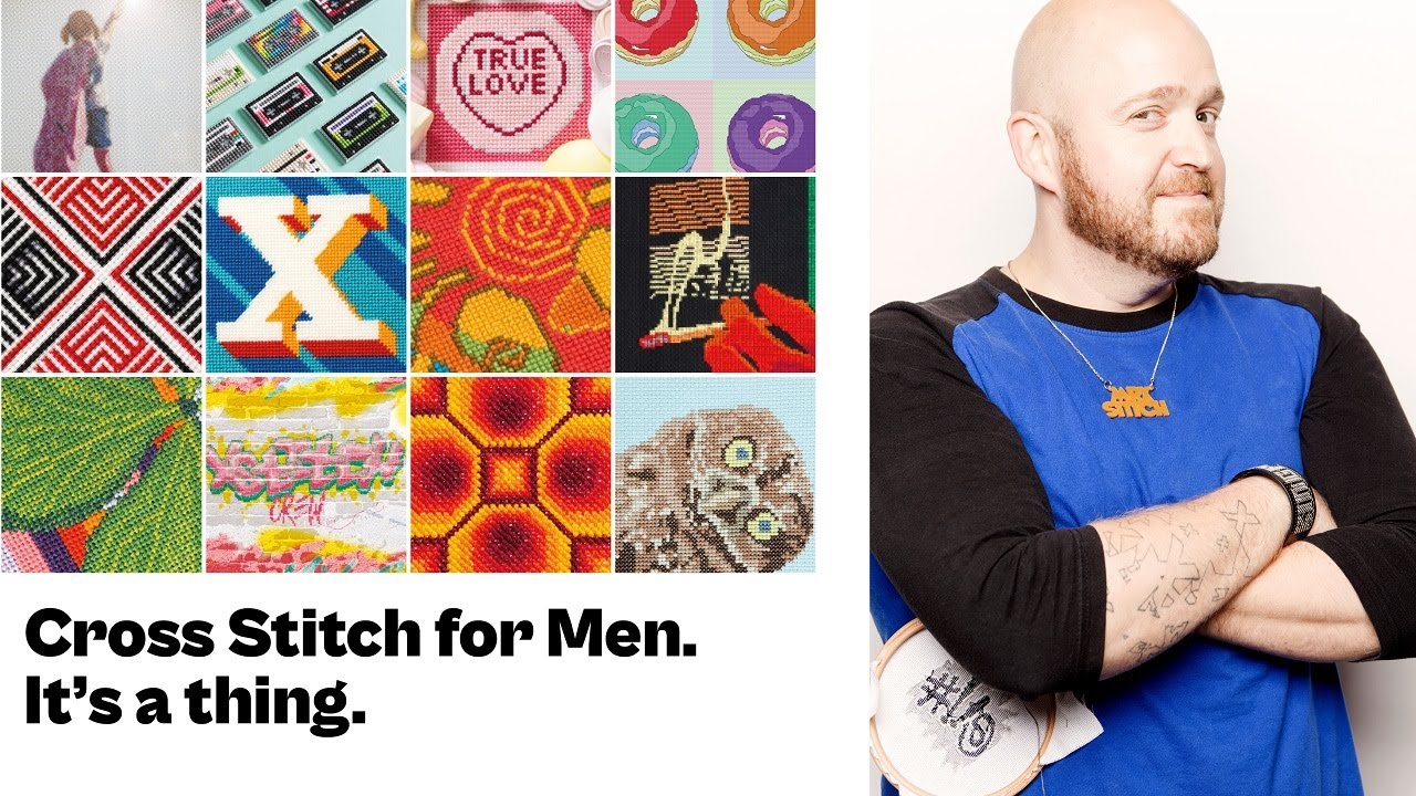 Cross Stitch for Men - it's a thing.