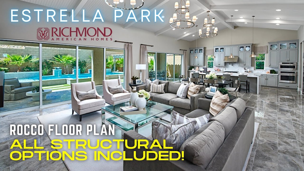 Luxury Single-Story Ranch Homes For Sale Las Vegas, Estrella Park by Richmond American Homes $939k+