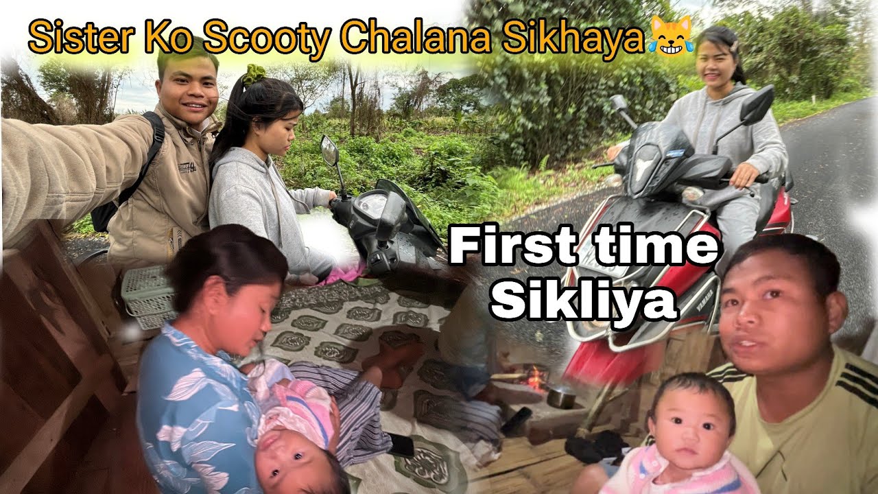 Aaj Asmita three Minutes Maine Scooty Chalana Seka ll Arunachal Pradesh.