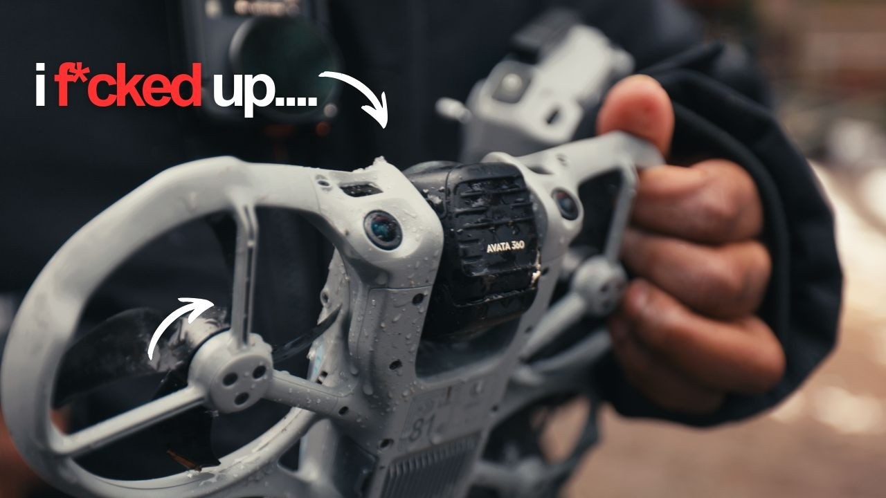 Я дважды разбил квадрокоптер DJI Avata 360...