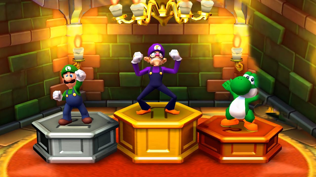 Balloon Bash | Mario Party Star Rush - Luigi vs Rival Players (Master Com)