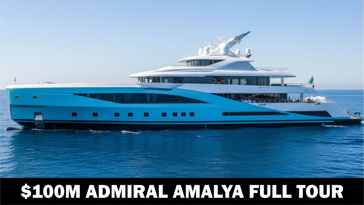 Inside Admiral Amalya: The $100M Hybrid Superyacht Redefining Luxury for 2026