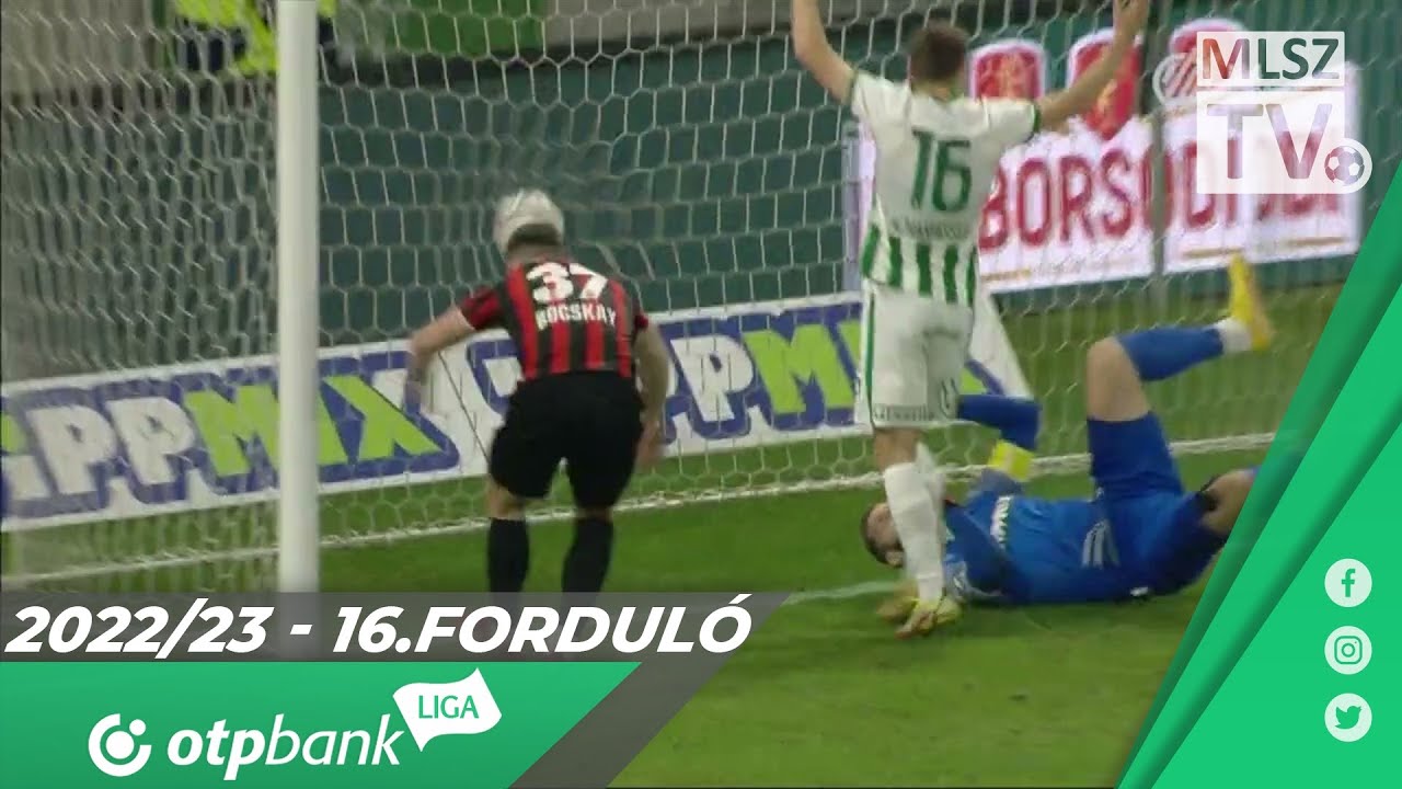 Traore Adama gólja a Budapest Honvéd – Ferencvárosi TC mérkőzésen