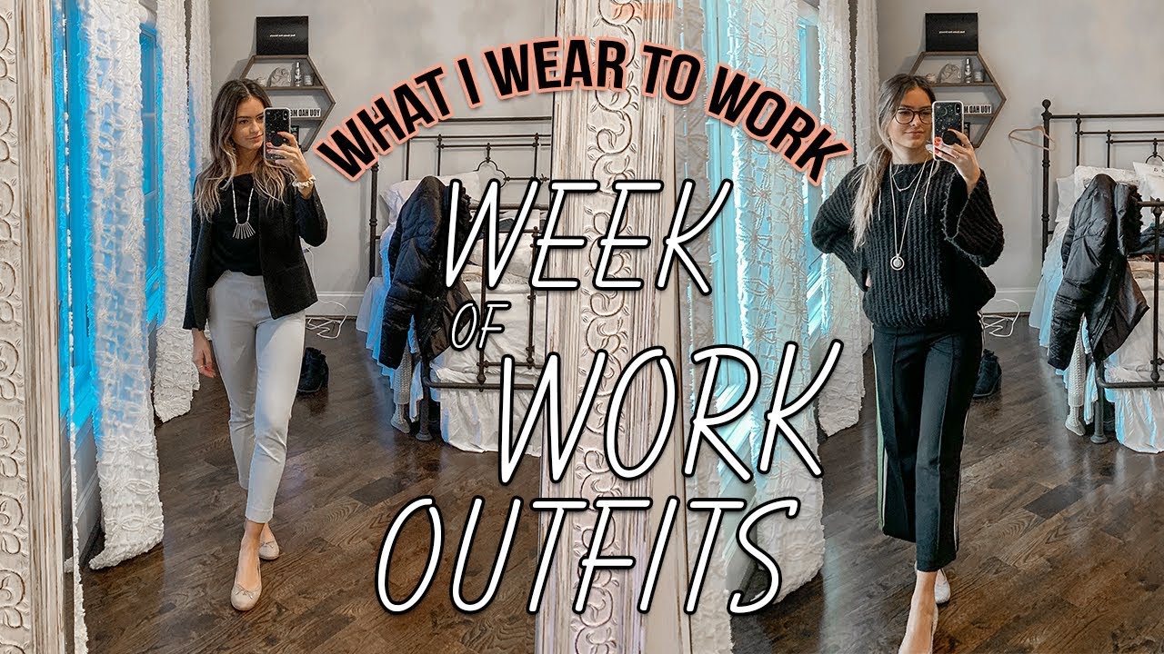 WINTER WORK OUTFITS OF THE WEEK