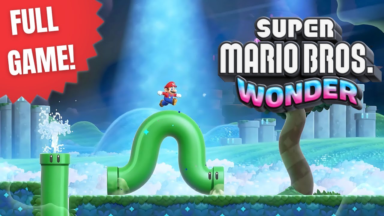 Super Mario Bros. Wonder 100% Full Game Walkthrough