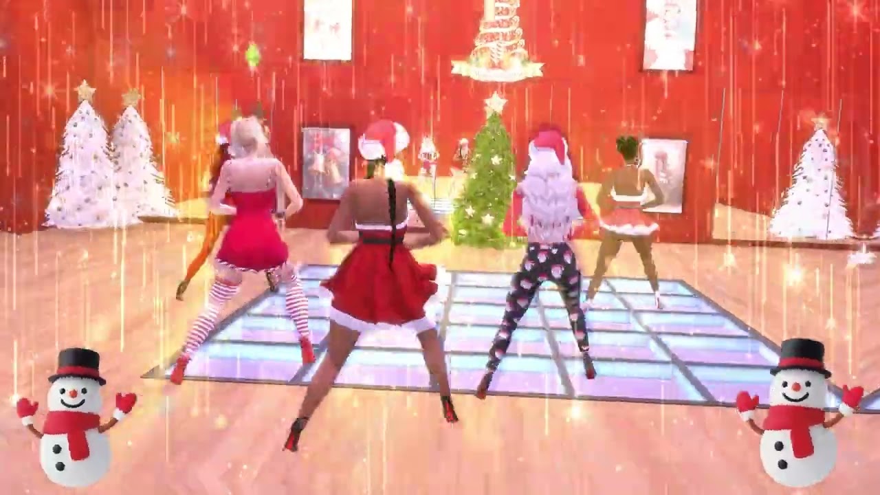 🎅🏻💝Sims 4 Dance Merry Chrismas Kpop💝🎅🏻