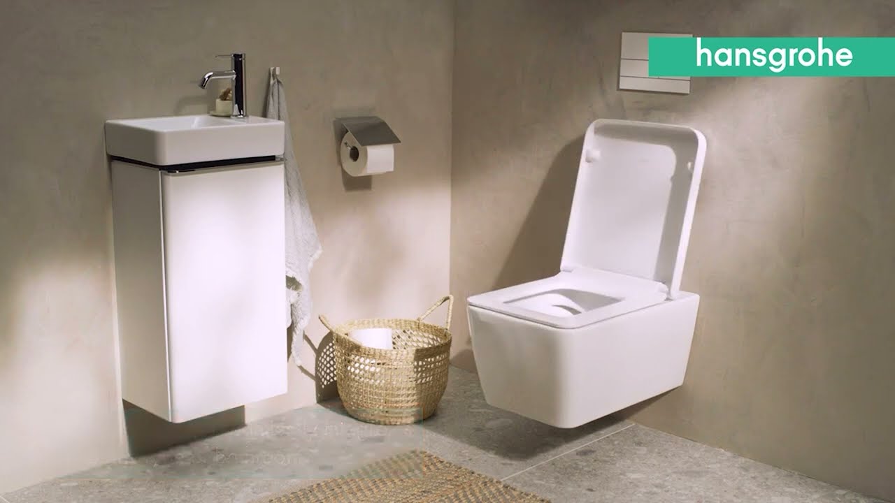 hansgrohe EluPura | Toilet with AquaFall Flush #youtubevideo