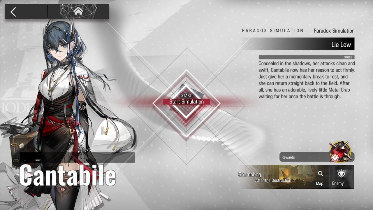 Arknights Paradox Simulation Cantabile Guide