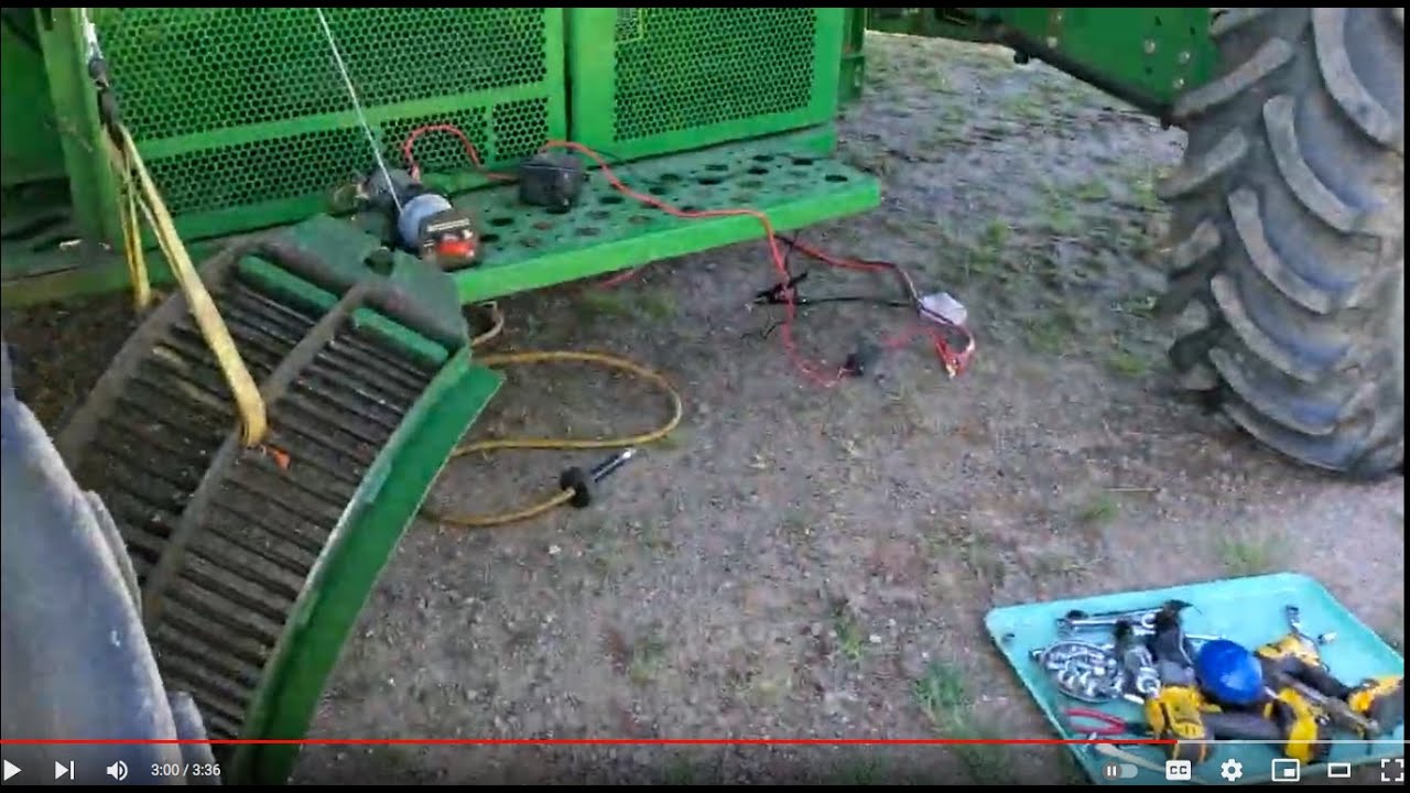 Changing Concaves in Deere 9560sts Combine