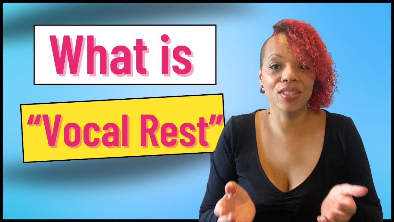 What Does &ldquo;Vocal Rest&rdquo; Mean?