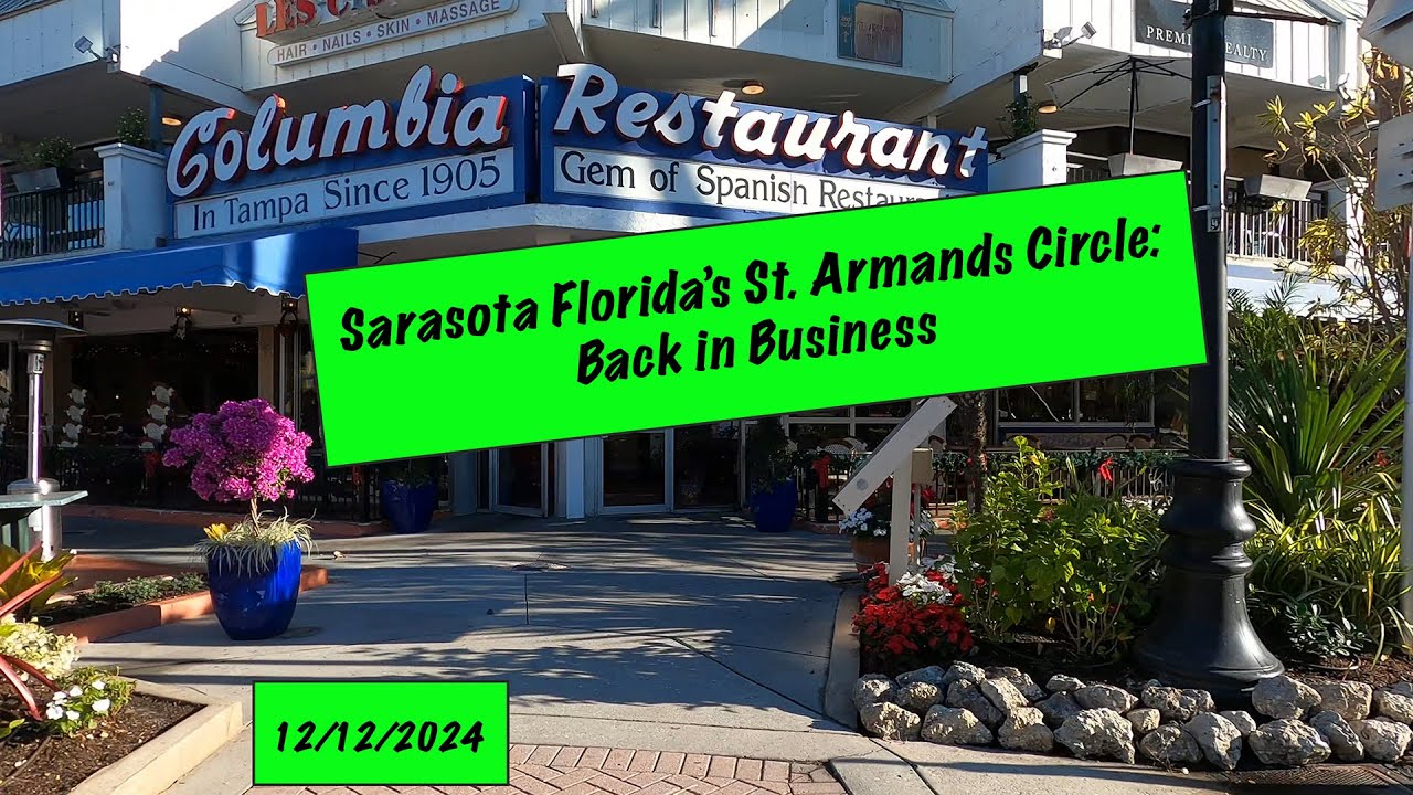 St Armands Circle after Helene & Milton 2024 12 12  4K