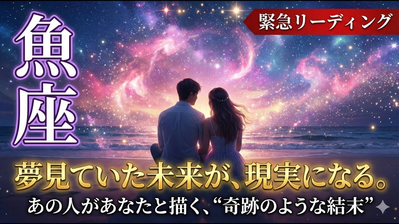 魚座さん、泣けるほどすごい展開です🥺あの人が本気で求めている未来…すべて出ちゃいました💖｜2025年11月タロット×占星術リーディング