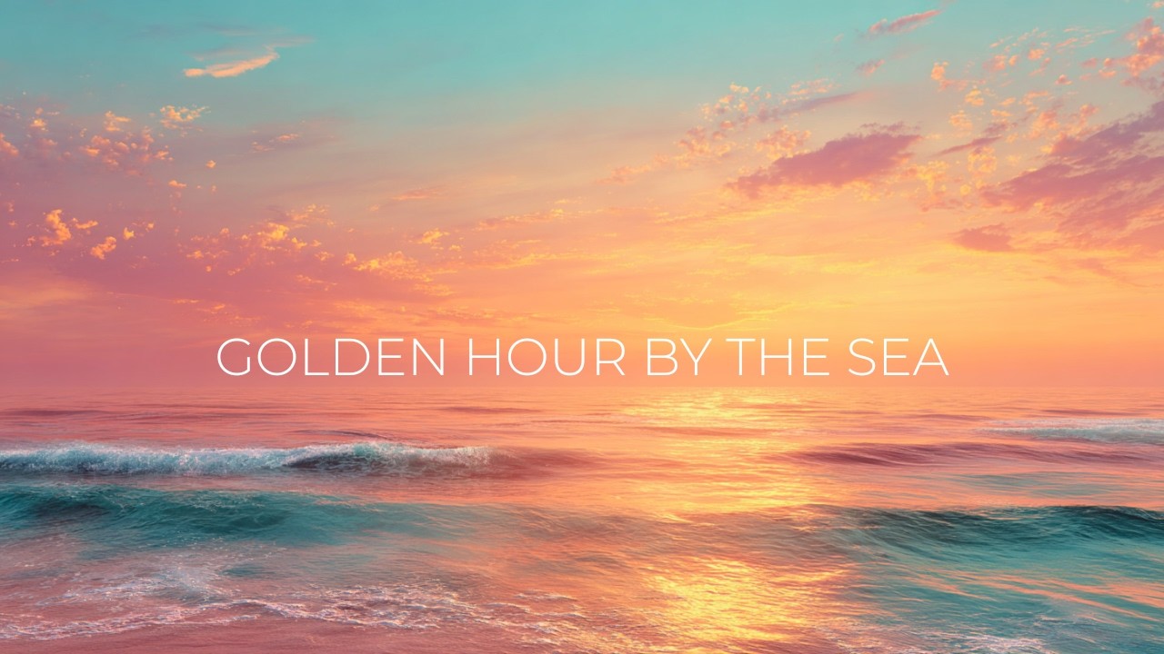 Golden Hour by the Sea 🌅 Calm Bossa Nova for Relax & Focus