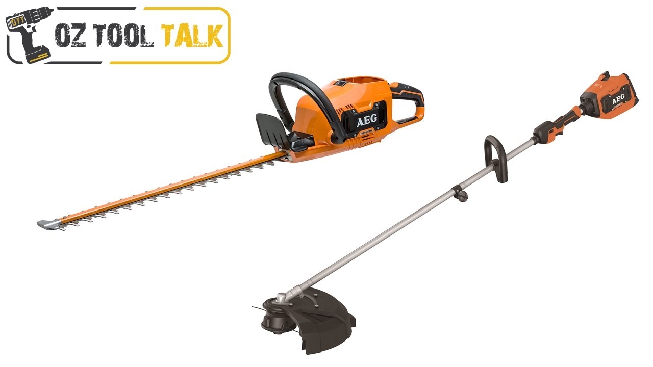 AEG 58V Brushless Line Trimmer & Hedge Trimmer - AHT58 & ALT58