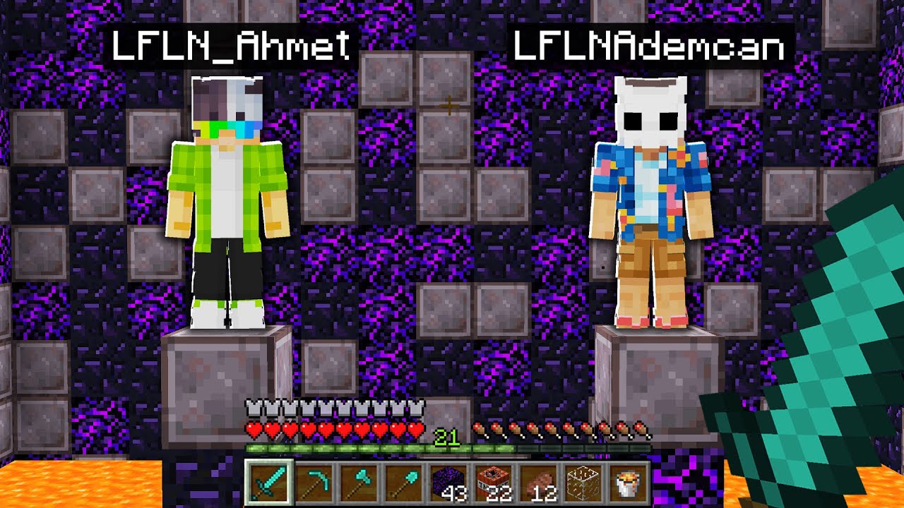 ARKADAŞLARIMI ÖLÜMCÜL LAV HAPİSHANESİNE HAPSETTİM! - Minecraft Ahtapot Adası