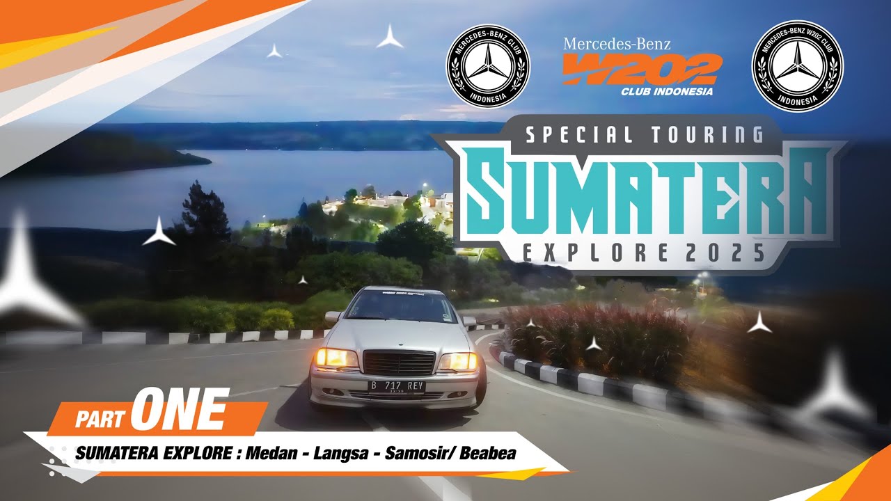 Jelajah Jalur Eksotis Sumatera dengan Sedan Classic Berusia 25 Tahun, Mercedes-Benz W202 C240
