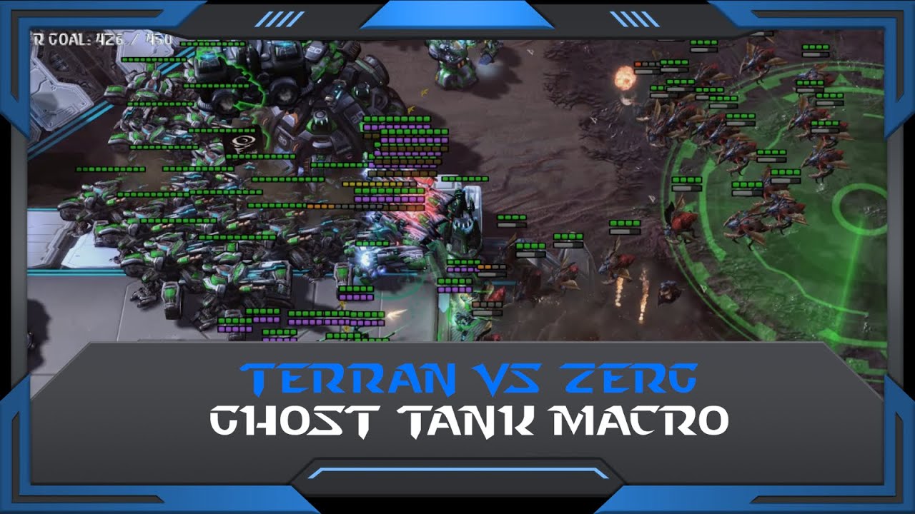 StarCraft 2 (RuFF Highlight): Ghost Tank Macro